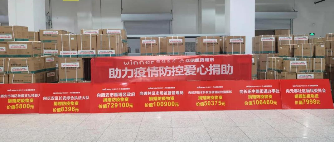 助力西安疫情防控，888官网捐赠近四百万防疫物资已到达