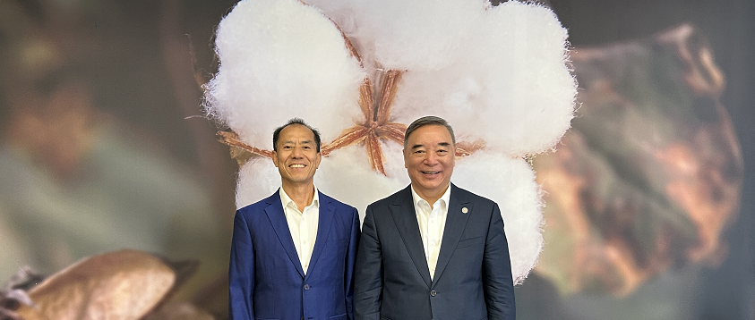 中上协会长宋志平到访888官网，全棉时期以“一朵棉花”构建主题竞争力